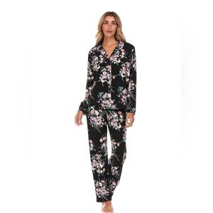 Flora nikrooz Lindsey Printed Pajama Set nwt